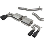 Scorpion Car Exhaust GPF-Back System (Non-Resonated) (Non-Valved) Black Daytona - Volkswagen Golf R MK8 GPF Model 2021 - 2022