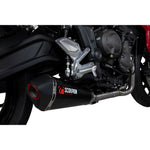 Scorpion Serket Taper Full System Carbon Fibre Exhaust - Triumph Trident 660 2021 - 2022