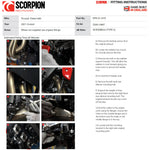 Scorpion Serket Taper Full System Carbon Fibre Exhaust - Triumph Trident 660 2021 - 2022