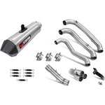 Scorpion Serket Taper Full System Stainless Exhaust - Triumph Trident 660 2021 - 2022