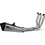 Scorpion Serket Taper Full System Stainless Exhaust - Triumph Trident 660 2021 - 2022