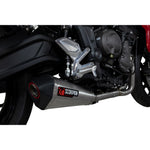 Scorpion Serket Taper Full System Stainless Exhaust - Triumph Trident 660 2021 - 2022