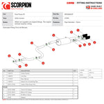 Scorpion Car Exhaust GPF-Back System (Non-Valved) Carbon Fibre Ascari - Ford Puma ST 2020 - 2021