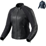 Rev It Coral Ladies Leather Motorcycle Jacket