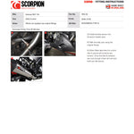 Scorpion Serket Taper Full System Carbon Fibre Exhaust - Keeway RKF-125 2020 - 2021