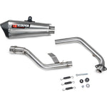 Scorpion Serket Taper Full System Stainless Exhaust - Keeway RKF-125 2020 - 2021