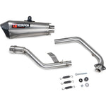 Scorpion Serket Taper Full System Titanium Exhaust - Keeway RKF-125 2020 - 2021