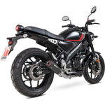 Scorpion Red Power Full System Black Ceramic Exhaust - Yamaha XSR 125 2021