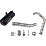 Scorpion Red Power Full System Black Ceramic Exhaust - Yamaha XSR 125 2021