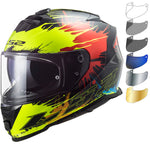 LS2 FF800 Storm Drop Motorcycle Helmet & Visor