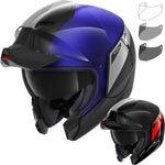 Shark EvoJet Karonn Mat Flip Front Motorcycle Helmet & Visor