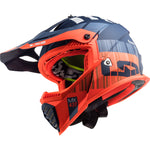 LS2 MX437 Fast Evo Mini XCode Youth Motocross Helmet