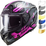 LS2 FF327 Challenger HPFC Spin Motorcycle Helmet & Visor