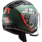 LS2 OF600 Copter Crispy Open Face Motorcycle Helmet & Visor