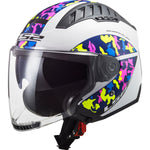 LS2 OF600 Copter Crispy Open Face Motorcycle Helmet & Visor