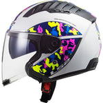 LS2 OF600 Copter Crispy Open Face Motorcycle Helmet & Visor