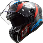 LS2 FF805 Thunder Carbon Supra Motorcycle Helmet & Visor