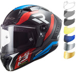 LS2 FF805 Thunder Carbon Supra Motorcycle Helmet & Visor