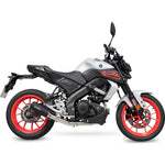 Scorpion Red Power Full System Black Ceramic Exhaust - Yamaha MT-125 (Euro 4) 2019 - 2020