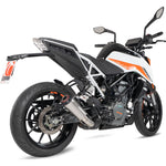 Scorpion Red Power Stainless Steel Slip-On Exhaust - KTM 390 Duke 2021 - 2022