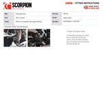 Scorpion Red Power Stainless Steel Slip-On Exhaust - KTM 390 Duke 2021 - 2022