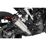 Scorpion Red Power Stainless Steel Slip-On Exhaust - KTM 390 Duke 2021 - 2022