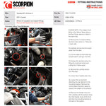 Scorpion Serket Taper Full System Carbon Fibre Exhaust - Yamaha MT-125 (Euro 5) 2021 - 2023