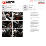 Scorpion Red Power Full System Black Ceramic Exhaust - Yamaha MT-125 (Euro 5) 2021 - 2023