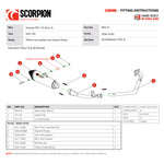 Scorpion Serket Taper Full System Carbon Fibre Exhaust - Keeway RKF-125 (Euro 5) 2021 - 2022