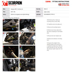 Scorpion Serket Taper Full System Carbon Fibre Exhaust - Keeway RKF-125 (Euro 5) 2021 - 2022