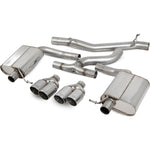 Scorpion Car Exhaust GPF-Back System (Non-Resonated) Quad Polished Daytona - Seat Leon Cupra ST 4Drive Carbon Edition (GPF Model) 2018 - 2019