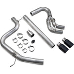 Scorpion Car Exhaust Cat-Back System (Non-Resonated) 90mm Black Ceramic Daytona - Volkswagen Golf MK7 GTD 2013 - 2017