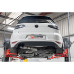 Scorpion Car Exhaust Cat-Back System (Non-Resonated) 90mm Black Ceramic Daytona - Volkswagen Golf MK7 GTD 2013 - 2017