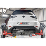 Scorpion Car Exhaust Cat-Back System (Non-Resonated) 90mm Polished Daytona - Volkswagen Golf MK7 GTD 2013 - 2017