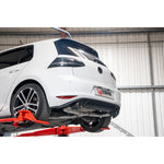 Scorpion Car Exhaust Cat-Back System (Non-Resonated) 100mm Carbon Fibre Ascari - Volkswagen Golf MK7 GTD 2013 - 2017