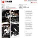 Scorpion Red Power Full System Black Ceramic Exhaust - Kawasaki Z650RS 2022