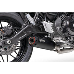 Scorpion Red Power Full System Black Ceramic Exhaust - Kawasaki Z650RS 2022