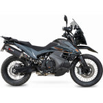 Scorpion Serket Parallel Black Ceramic Slip-On Exhaust - KTM Adventure 890 2021 - 2022