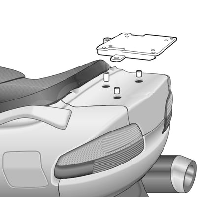 Shad Top Case Fitting Kit for Suzuki Burgman 650 2002-2014