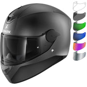 Shark D-Skwal 2 Blank Matt Anthracite Motorcycle Helmet & Visor