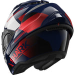 Shark Evo-GT Tekline Black Anthracite Red Flip Front Motorcycle Helmet & Visor