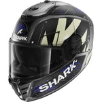 Shark Spartan RS Stingrey Matt Anthracite Blue Motorcycle Helmet & Visor