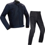 Richa Airsummer Motorcycle Jacket & Trousers Navy Black Kit