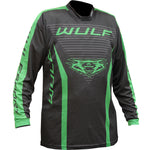 Wulfsport 2023 Linear Motocross Jersey & Pants Green Kit