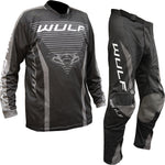 Wulfsport 2023 Linear Motocross Jersey & Pants Black Kit