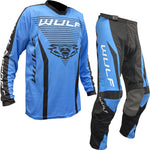 Wulfsport 2023 Linear Motocross Jersey & Pants Blue Kit