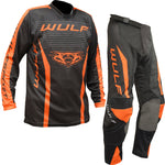 Wulfsport 2023 Linear Motocross Jersey & Pants Orange Kit