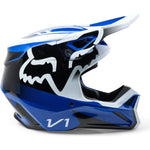 Fox Racing 2023 V1 Leed Blue Motocross Helmet