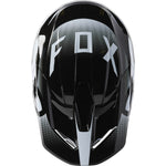 Fox Racing 2023 V1 Leed Black White Motocross Helmet