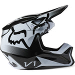 Fox Racing 2023 V1 Leed Black White Motocross Helmet